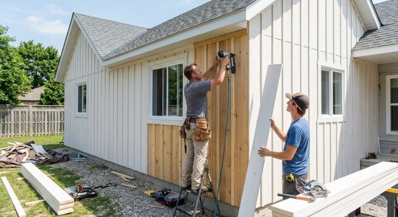 Board And Batten Installation